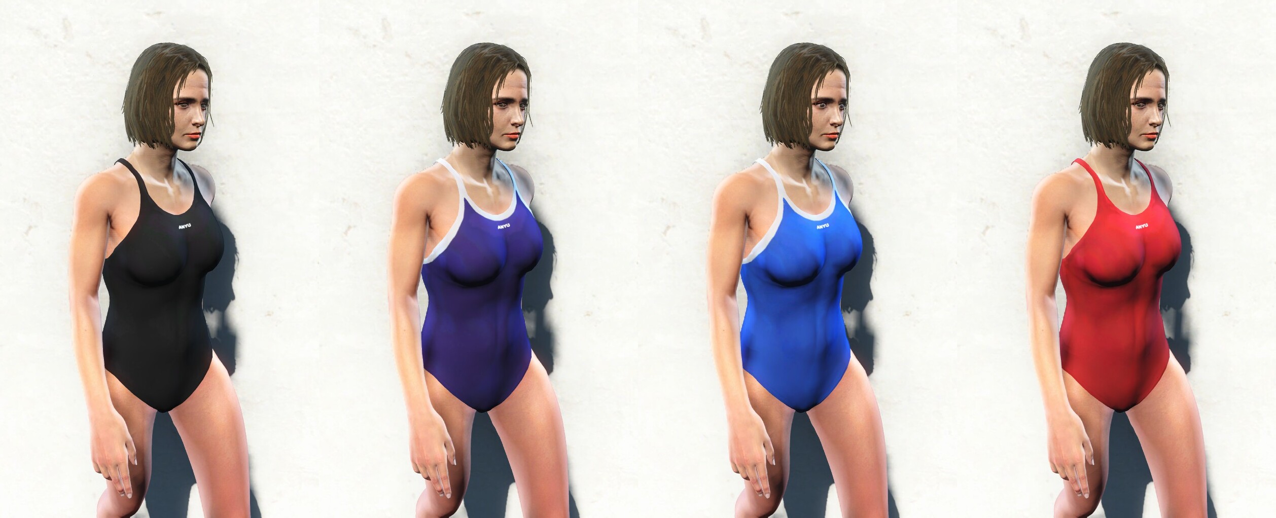 Anyu Sports Swimsuits CBBE at Fallout 4 Nexus Mods and community